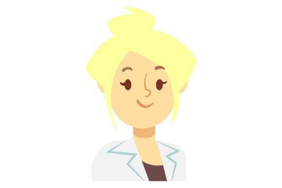 Happy Medical Worker Avatar: Graphics for Branding