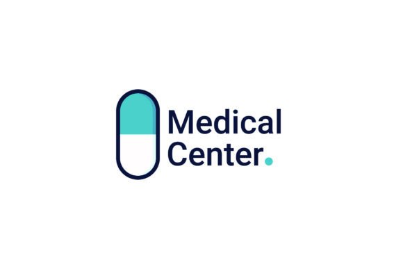 Medical Center Capsule Logo Vector: Graphics & Logos