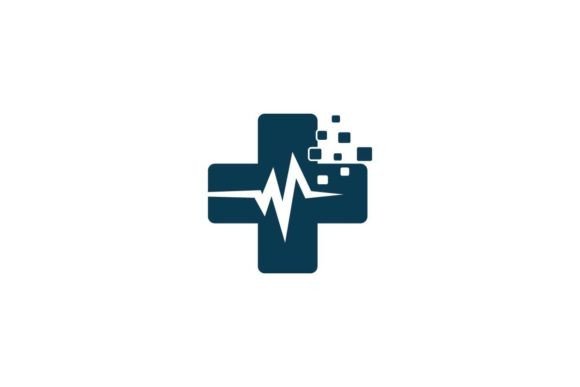 Modern Medical Cross: Graphics and Logos for Sellers