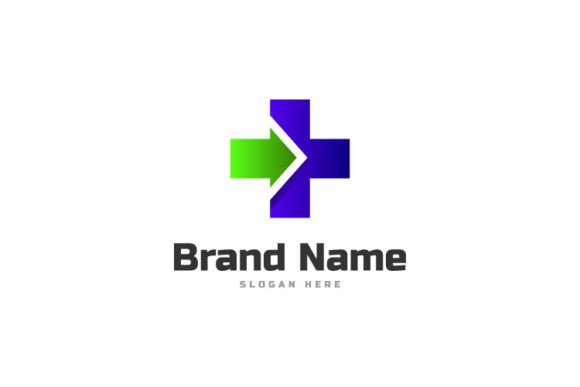 Modern Medical Logo Isolate: Graphics for Logos