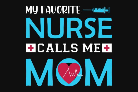 Nurse Mom Typography Tshirt Design Graphics