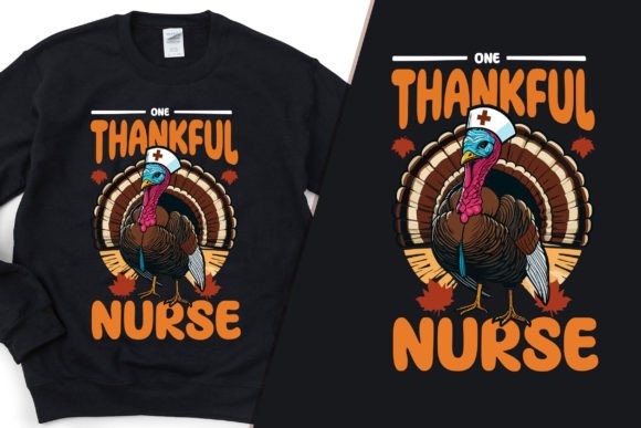 One Thankful Nurse Design: Modern Graphics for T-Shirts