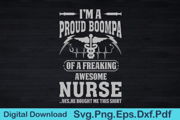 Proud Boompa SVG: Graphics for T-Shirt Designs