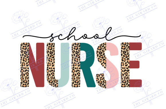 School Nurse & Registered Nurse Graphics for T-Shirt Designs