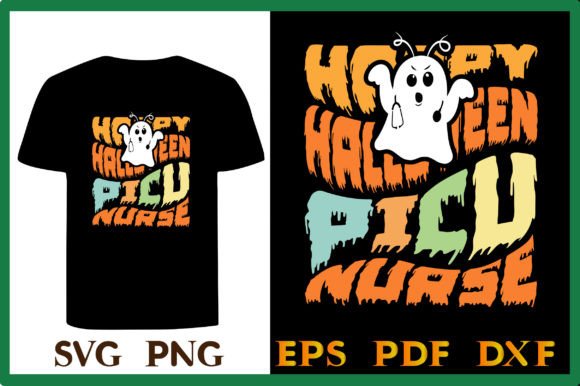 Spooky Nurse Halloween T-Shirt Design Graphics Review