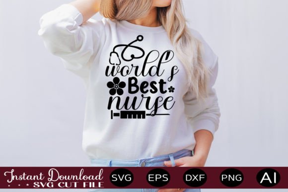 World's Best Nurse-01: Graphics for T-Shirt Designs