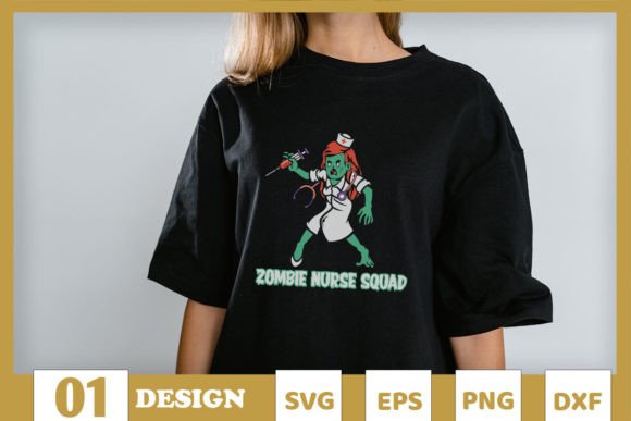 Zombie Nurse Squad: Graphics for Bold T-Shirt Designs